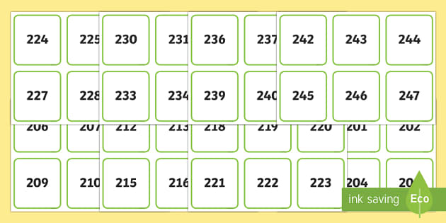200-300-on-square-number-cards-teacher-made-twinkl
