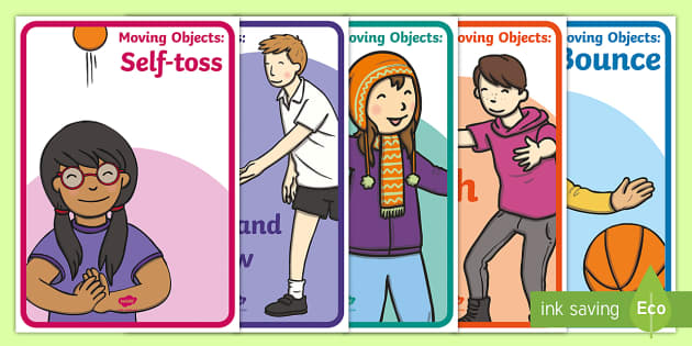 Object Movement Posters for PE (teacher made) - Twinkl