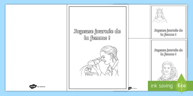 Feuilles De Coloriage Avec Mots La Journee De La Femme