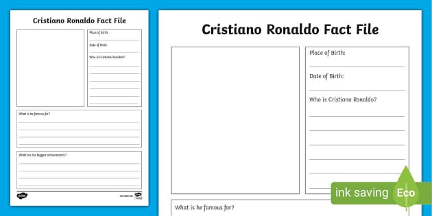 Ronaldo Facts, Facts About Cristiano Ronaldo