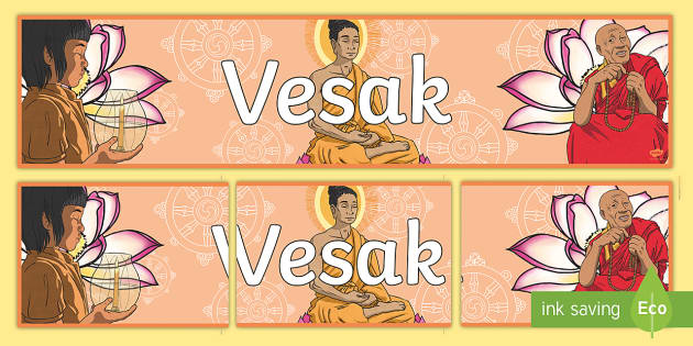 Vesak Display Banner Professor Feito Twinkl