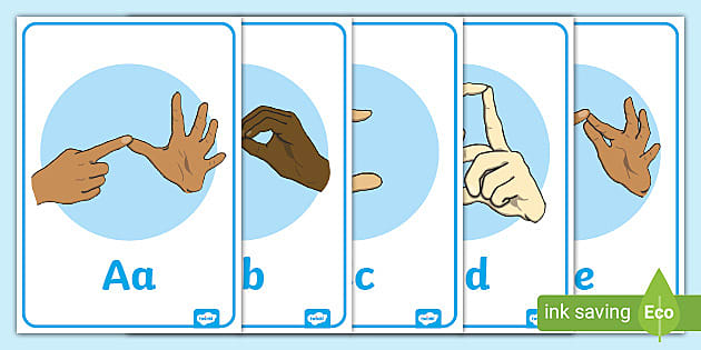 Alphabet Lore - Lore N-Z Hand Gesture - Sign Language 
