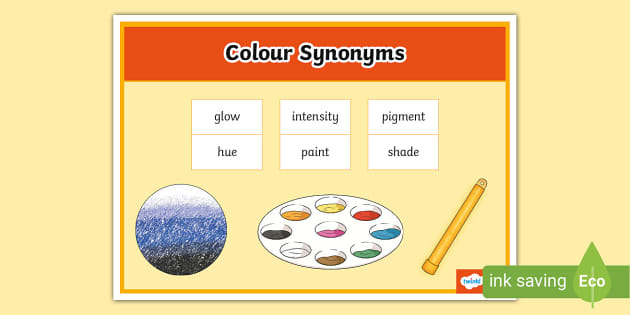 Colour Synonyms Word Mat (teacher made) - Twinkl