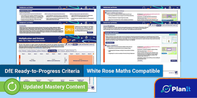 FREE! - Year 4 Multiplication and Division PlanIt Maths Steps to ...