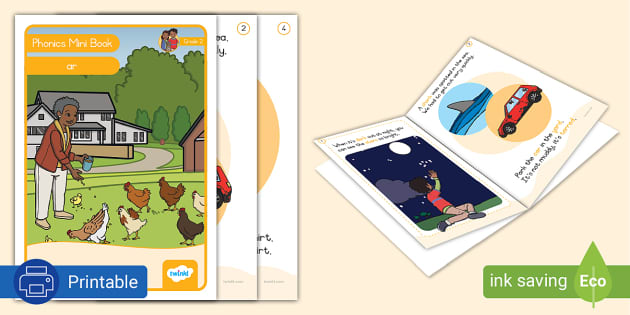 Grade 2 Phonics Mini Book -ar (teacher made) - Twinkl