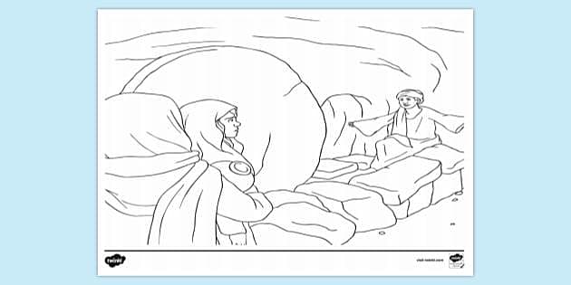 Free Jesus Resurrection Colouring Page Colouring Sheets