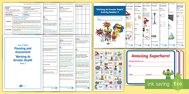 Year 2: Working at Greater Depth Maths Intervention Booster Pack 3