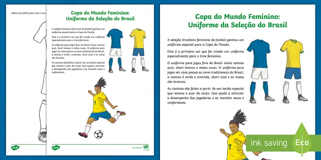 Site vaza camisas da seleção brasileira feminina para a Copa do Mundo -  Placar - O futebol sem barreiras para você