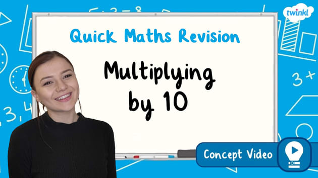 FREE! - 👉 Multiplying by 10: KS2 Maths Concept Video