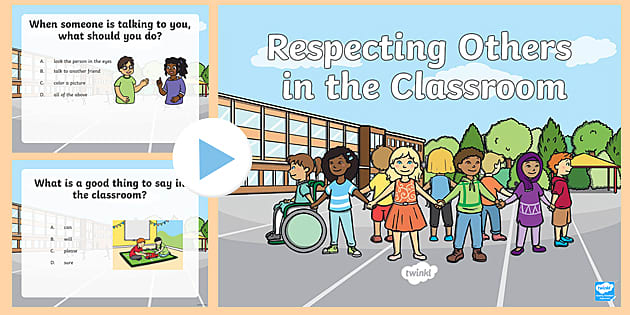 Respecting Others PowerPoint Quiz | SPED | Twinkl USA