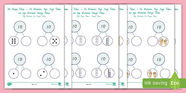 Making Tens in te Reo Māori. (teacher made) - Twinkl