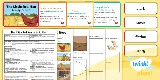 The Little Red Hen Guided Reading 1 Y1 (teacher made)