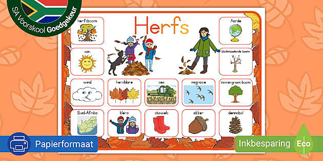 Herfs Kommunikasiemat Twinkl