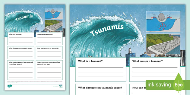 Solved Coastal Worksheet: A. An earthquake causes a Tsunami