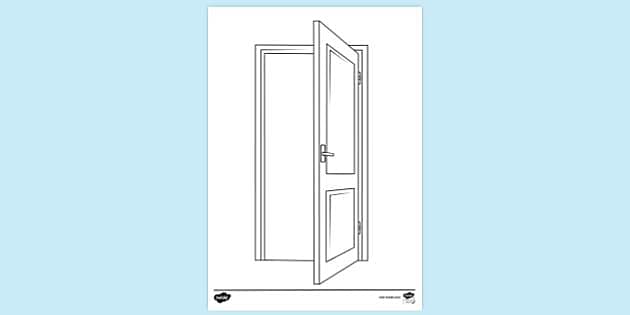 FREE! - Open Door Colouring Sheets | Colouring Pages