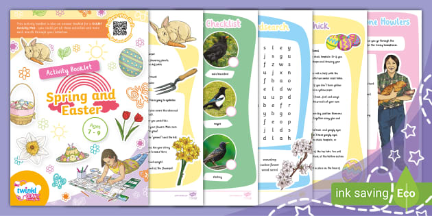 Spring And Easter Activity Booklet Ages 7 9 Twinkl Spring And Easter Activity Booklet Ages 7 9 Twinkl