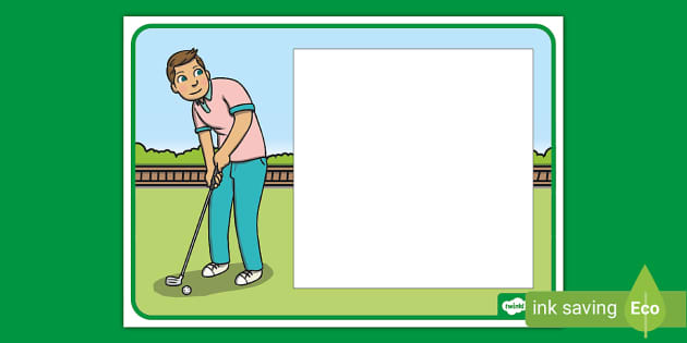 FREE! - Golf Photo Frame (teacher made) - Twinkl