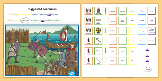 FREE! - Viking Language KS2 Mat - Viking Resources - Twinkl