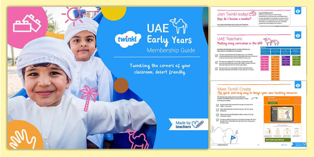 UAE Early Years Membership Guide (teacher made) - Twinkl