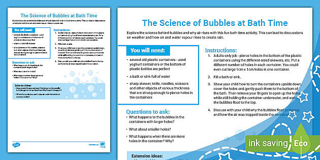 What's the Science Behind Bubbles?