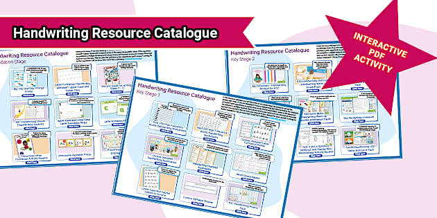 Handwriting Resource Catalogue