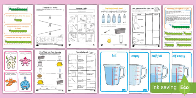 Teacher Aides Measurement Resource Pack F 2 Teacher Made 8317