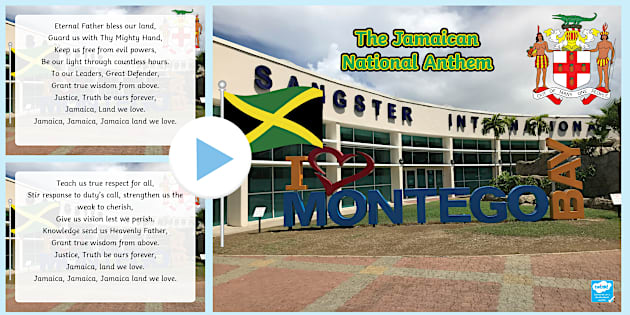 Jamaican National Anthem Powerpoint (teacher made) - Twinkl