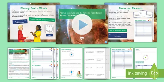 Free Atomic Structure And The Periodic Table Lesson 1 Beyond