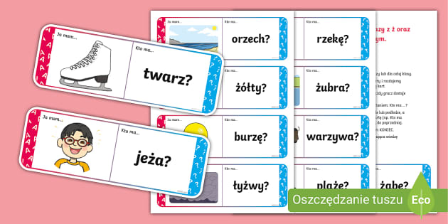 Wyrazy Z Rz Niewymiennym Klasa 3 Pisowania ż i rz niewymienne| Ortografia | Gra - Twinkl