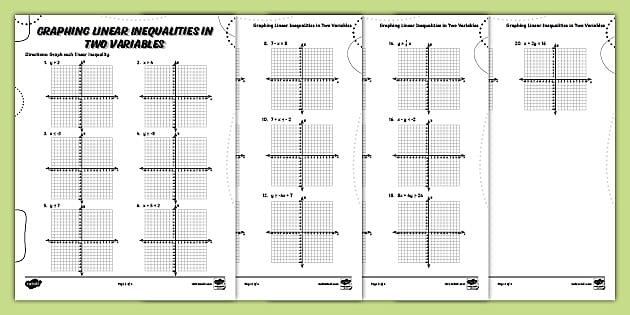 WORKSHEET / REVIEW - Writing & Graphing Linear Functions | TPT
