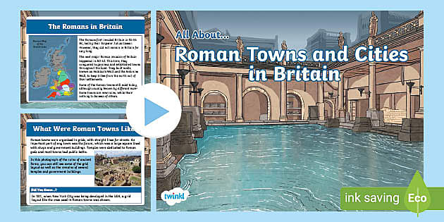 KS2 Roman Towns in Britain PowerPoint (teacher made)
