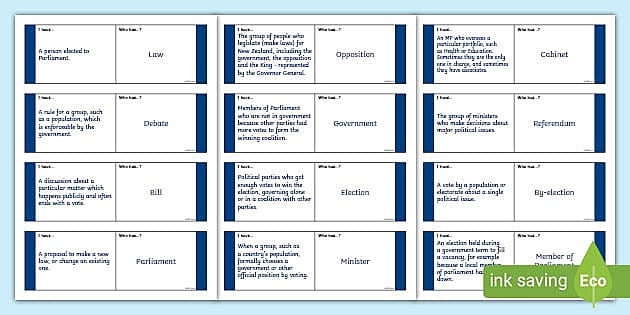 Year 5-8 Civics Loop Cards (teacher made) - Twinkl