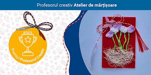 Pin Inflorit Mărțișorul înflorit: Voaideș Iuliana-Maria – Profesorul creativ Atelier ...