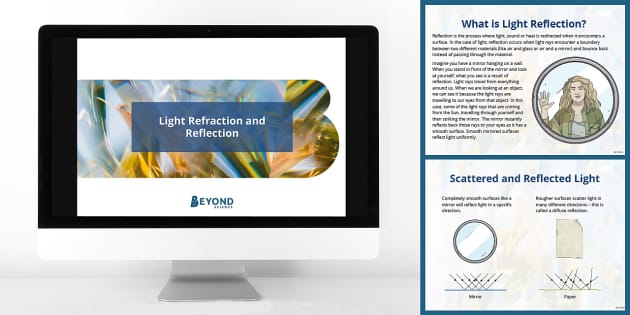 Light Refraction And Reflection Presentation (teacher Made)