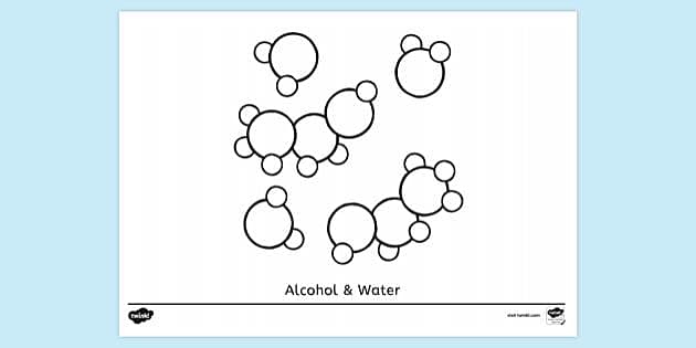 organic molecule worksheet coloring pages