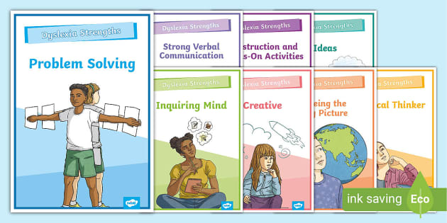 Dyslexia Strengths Poster Set (teacher Made) - Twinkl