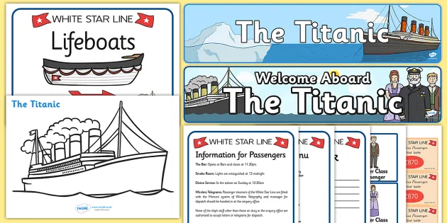 Titanic Boarding Pass Fare Tickets | Role Play | Twinkl