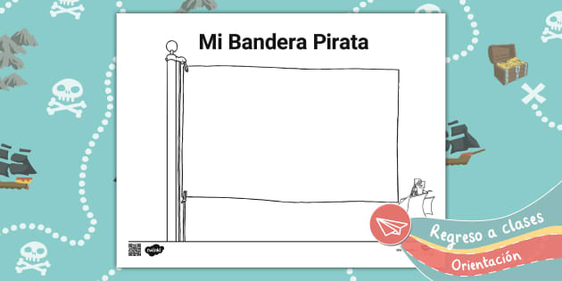 Bandera Piratas Kinder Pre-Kinder (Lehrer gemacht) - Twinkl