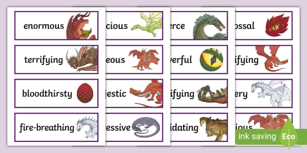 Adjectives To Describe A Dragon