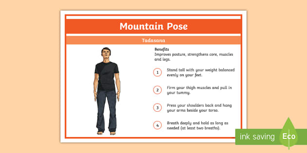 Yoga - Mountain Pose (Tadasana) | Mountain pose, Yoga works, Yoga practice