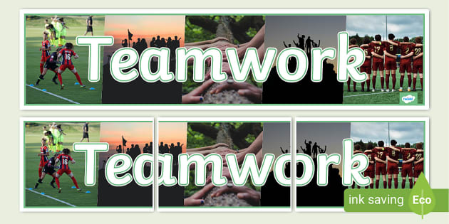 Teamwork Photo Display Banner (teacher Made) - Twinkl