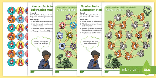 Number Facts To 100 Worksheet