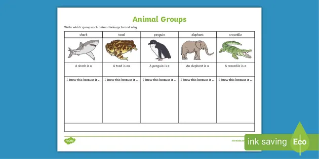 FREE! - Animal Classification Keys KS2 - Primary Resources - Twinkl