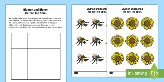 Osterhasen und Osterei Tic Tac Toe Spiel (teacher made)