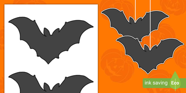 halloween bat cut out templates