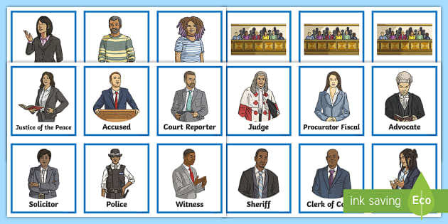 The Scottish Court System Role-Play Badges (Teacher Made)