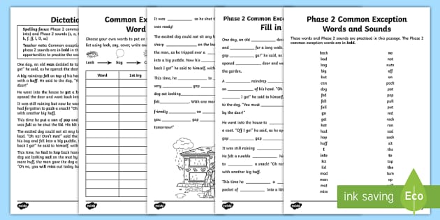 Phase 2 Dictation Passages Guide (Hecho por educadores)