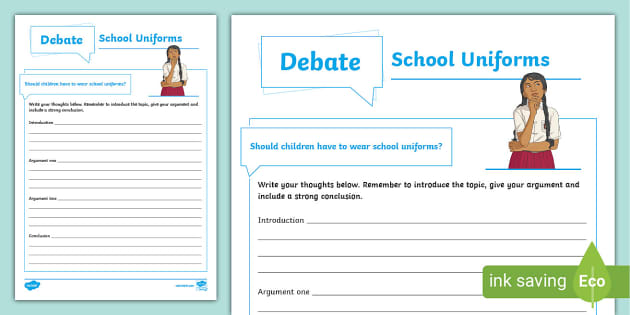 school uniform debate presentation