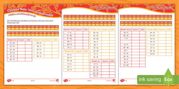 chinese new year ks2 maths