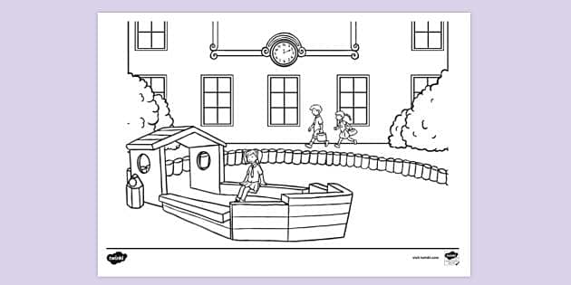 FREE! - I Spy School Colouring | Colouring Sheets - Twinkl